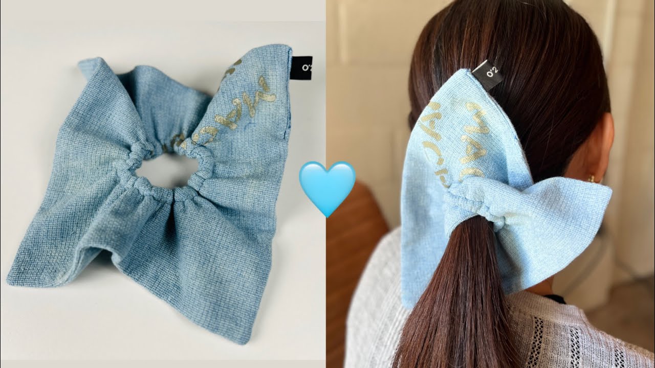 DIY Square Scrunchies 사각 스크런치 만들기
