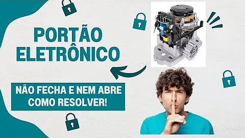Como fazer para abrir um portão eletrônico sem energia?