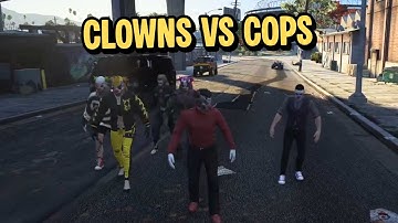 Clowns MARCH Before Attacking the Cops | NOPIXEL 4.0 GTA RP