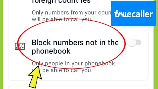 Truecaller | Block number not in the phonebook  ? screenshot 3