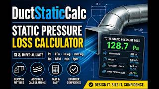 Duct Static Pressure Calculator for HVAC Engineers — Duct Static Calc