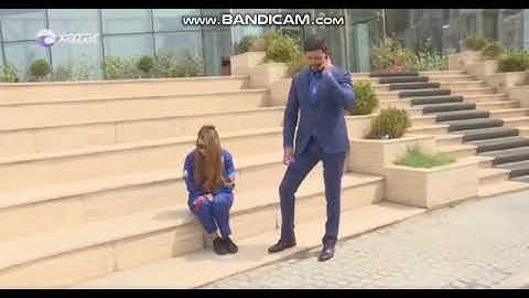 Canlı yayımda Sevdanın halı pisləşdi