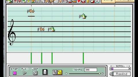 Mario Paint Composer- Really Creepy Glitch