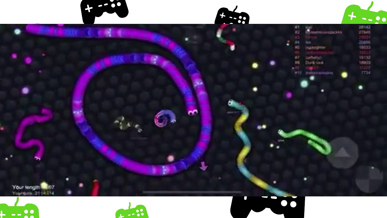 Lets Watch Slither Io 2 簡単操作でドはまり スリッターイオ Youtube