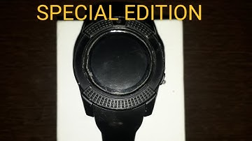 V8 Smartwatch Unboxing And Review Camera And Specification