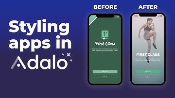 Styling an application in Adalo