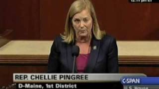 Congresswoman Chellie Pingree speaks on health care reform