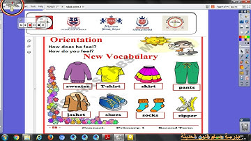 الصف الاول الابتدائى connect unit 12 let