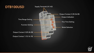 ATC-DEI Snapshot Series | DTB100USD Multifunction Time Relay with Inhibit Delay