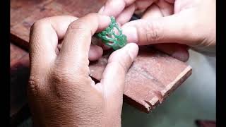 Quick Video on How we Make our Wax Carving by Hand For A Silver Cabochon Ring, check it out! [1/2]