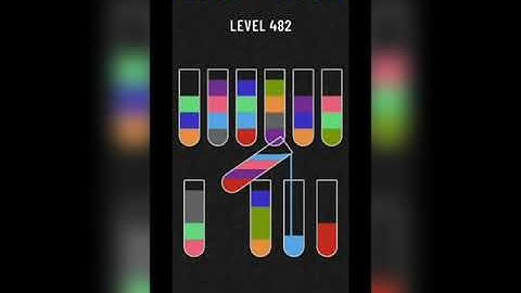 Water sort puzzle level 482