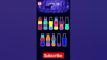 water sort puzzle level 37 #gameplay #alphalegend59