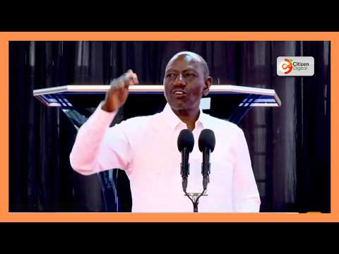 President Ruto attends Sunday church service at the Pentecosatal Church in mwatate