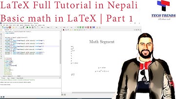 LaTeX Full Tutorial in Nepali | Basic math in LaTeX | Part 1 | Tutorial 3