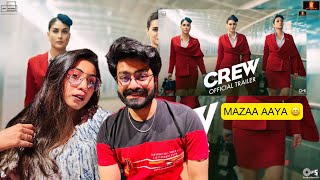 Crew | Trailer | Tabu, Kareena Kapoor Khan, Kriti Sanon, Diljit Dosanjh, Kapil Sharma | RISHI MUNI
