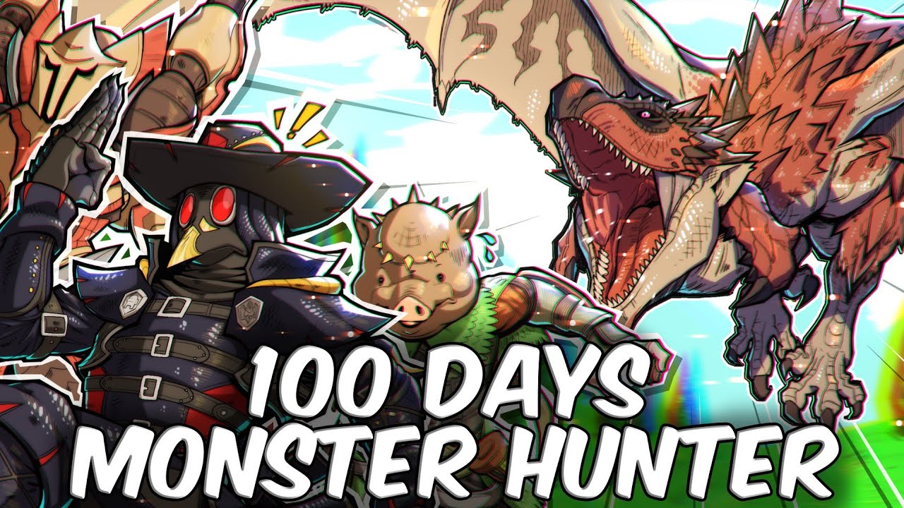 I Spent 100 Days in Monster Hunter World... Here's What Happened! [Full  Playthrough]
