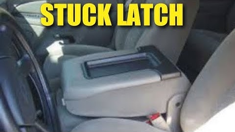Stuck Middle Console Latch Repair 99-06 Silverado Sierra (How To)