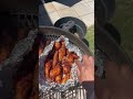 Chicken sausage &amp; Wings #sunday #grilledchicken #grilledsausage