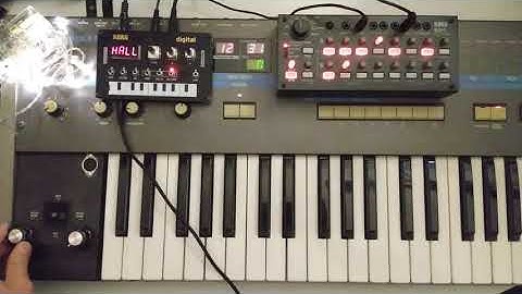 Dawless jamming with Korg synths - Vintage Poly 61 (modded) & NTS1 with SQ1