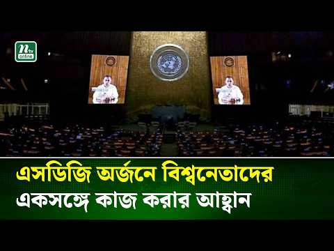 এসডিজি অর্জনে বিশ্বনেতাদের একসঙ্গে কাজ করার আহ্বান প্রধানমন্ত্রীর | NTV News