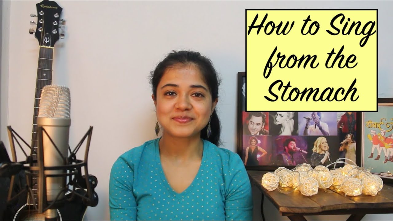 How to Sing from the Stomach  FAQ series  Chandranis Online Music Class