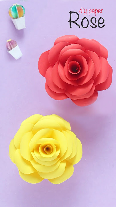 Make Beautiful DIY Paper Flowers Like a Pro #papercrafts #paperflower #craftideas