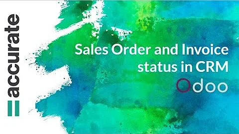 Sales Order and invoice status in CRM | Odoo Saudi User Training Tutorial | GCC edition