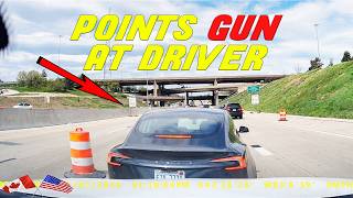 Guy Thinks Hes Smart Showing His Gun In Road Rage