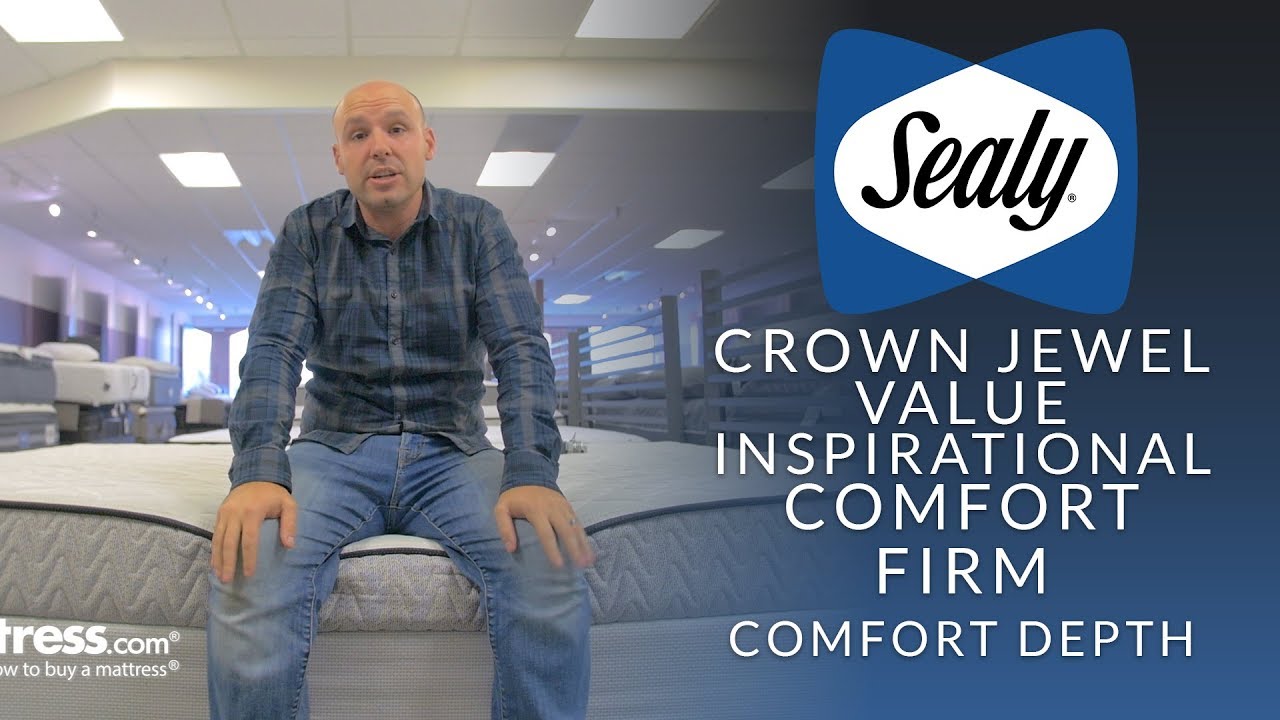 Sealy Crown Jewel Value Inspirational Comfort Firm Mattress Comfort Depth 2