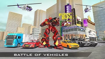Muscle Car Robot Game – Transforming Robot Car Android Gameplay