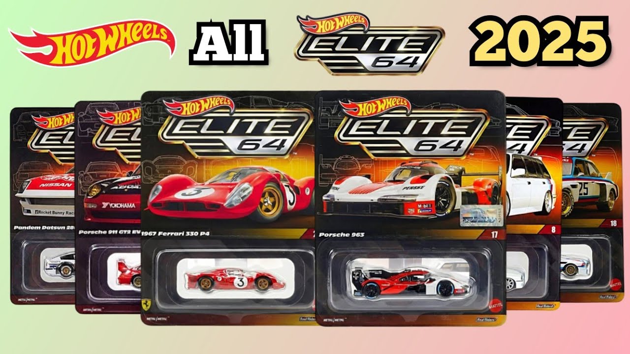 Hot Wheels 2025 All Elite 64 - YouTube