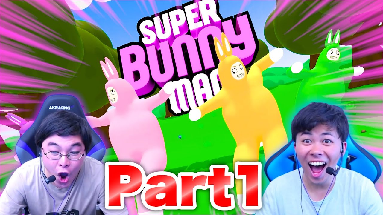 ウサギ人間をやばい動きでゴールさせるスーパーバニーマンで腹筋崩壊したwww【PART1】