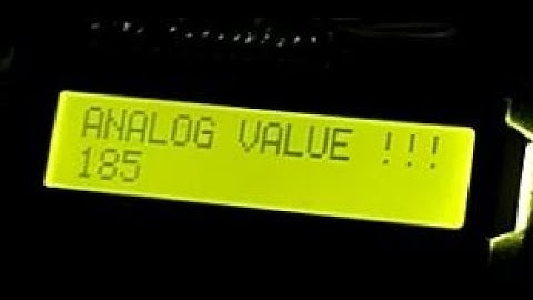 Reading Analog Value using Arduino Uno (Atmega 328)