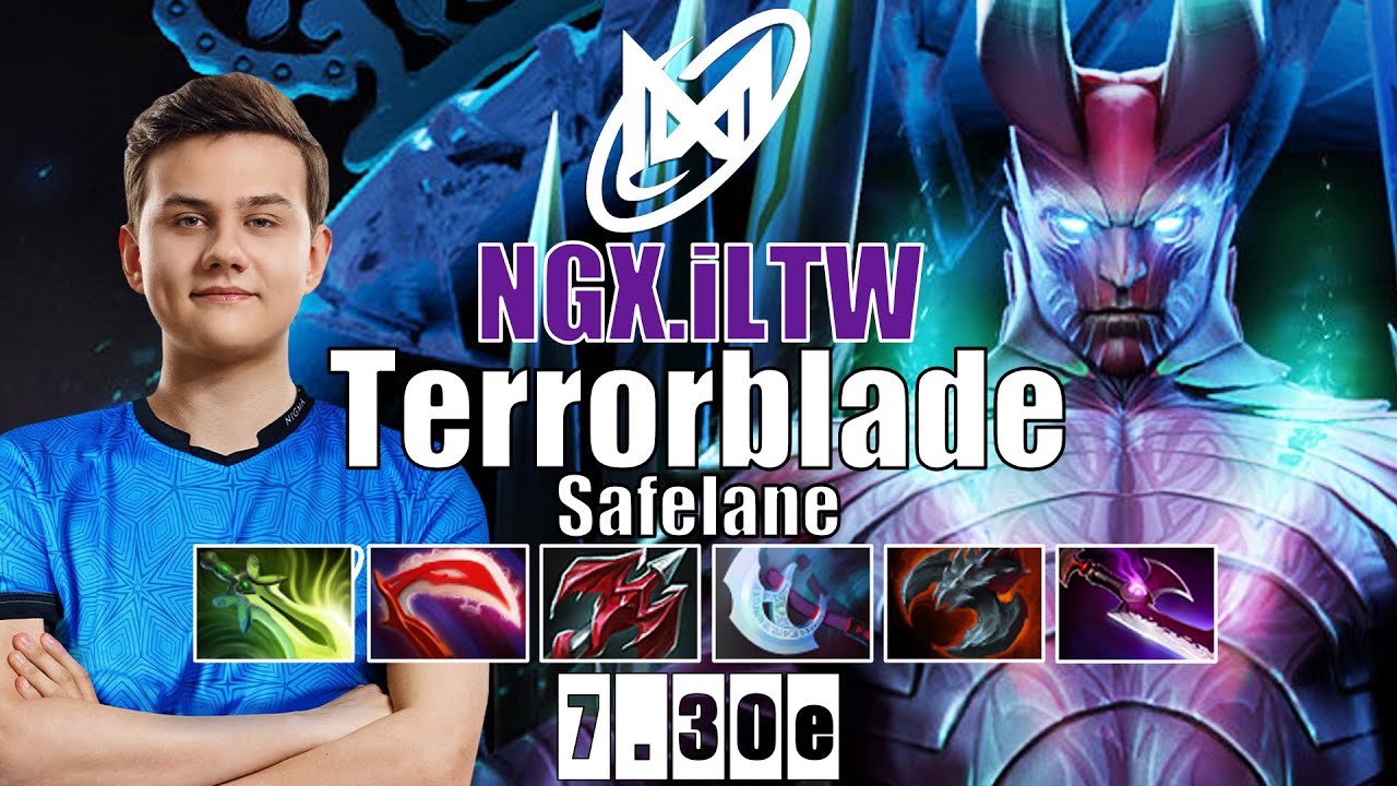 Terrorblade Safelane | NGX.iLTW | LATE GAME MONSTER CARRY | 7.30e Gameplay Highlights