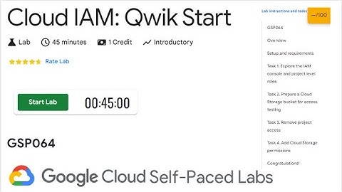 Cloud IAM: Qwik Start | GSP064 | Cloud Environment in Google Cloud | QUICK-GCP-LAB | 2024 #qwiklabs