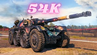 54K Spot Damage with Panhard EBR 105 - 19K & EBR 105 16.6K & EBR 105 19.5K World of Tanks Replays