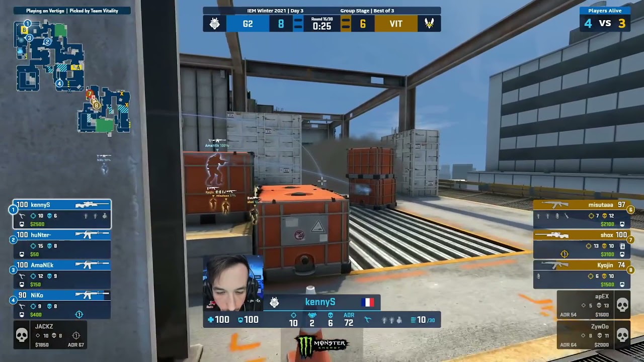 kennyS 2 bullets 3 kills! *crazy*