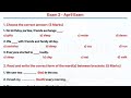 حل امتحان شهر ابريل رابعة ابتدائى انجليزي مراجعة شهر ابريل انجليزي الصف الرابع حل اختبار متوقع
