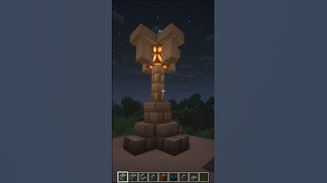 Minecraft Smart Lamp That Lights Up from Sound! 💡🧠 #minecraft #viralvideo  #minecraftbuilding