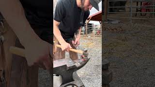 The start of a horse shoe Hoof pick