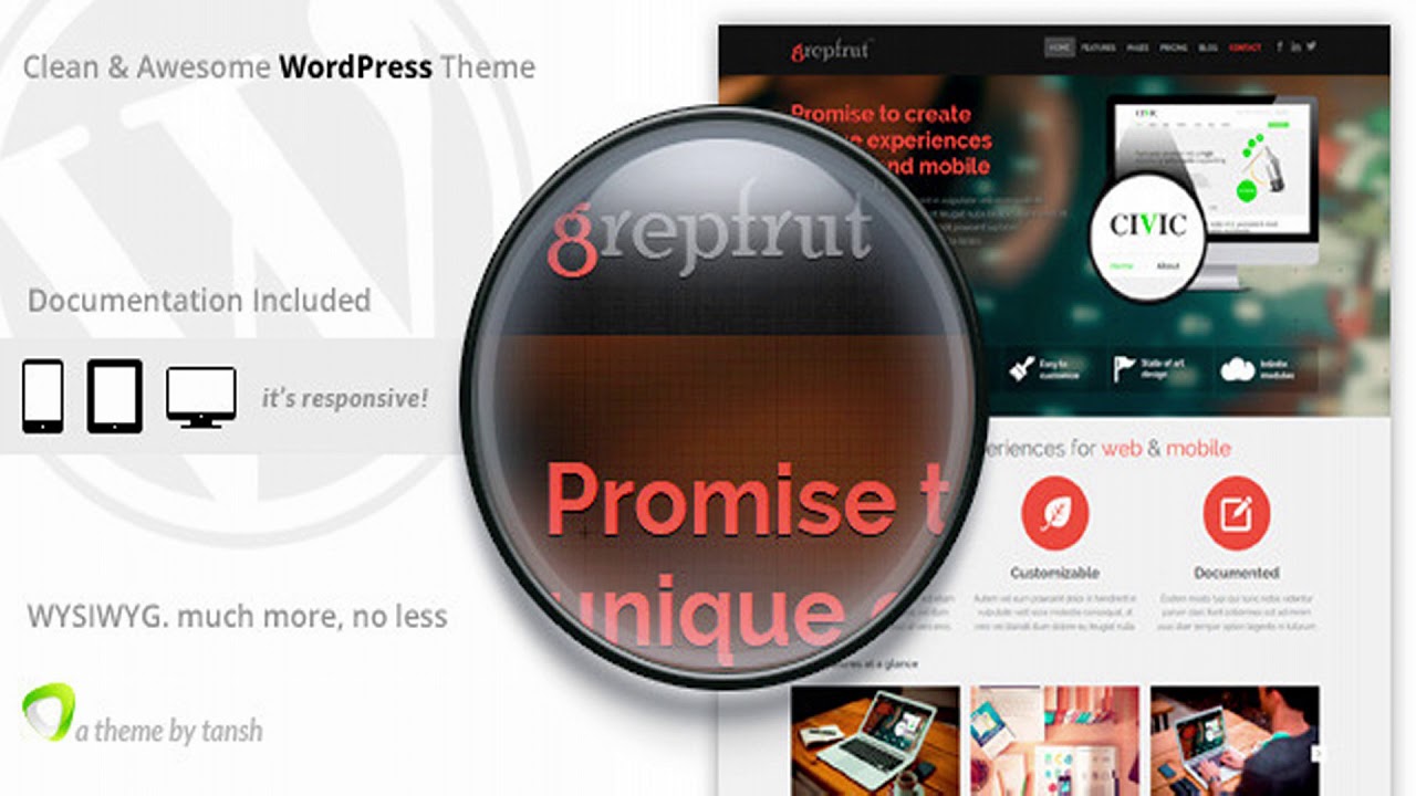 Grepfrut Software WordPress Theme | Themeforest Website Templates and Themes
