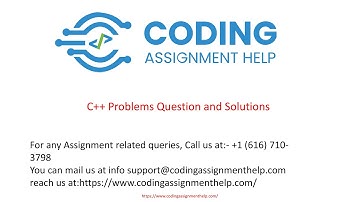 C++  Coding Assignment