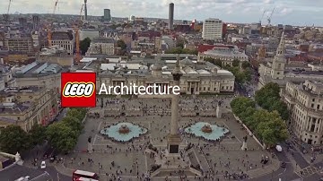 Trafalgar Square buildable in LEGO® bricks from LEGO® Architecture