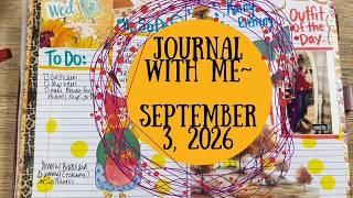 Journal with Me~ September 3, 2026