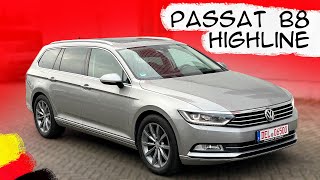 Осмотр Passat B8 Highline перед покупкой в Украину