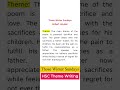 Those Winter Sundays Theme in 25 Seconds | HSC 2026 Final Revision