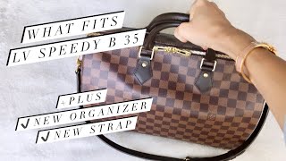 Louis Vuitton Speedy B 35 Unboxing,Bandouliere 35 Damier Ebene,N41366 