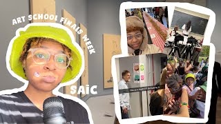 finals week but it's art school!