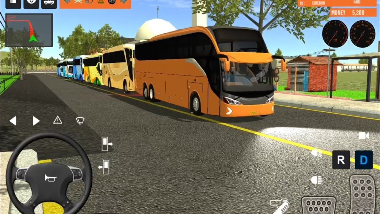 Coach Bus 2025 Simulator Indonesia off Road Bus Game Simulator- Bus Game Android Gameplay