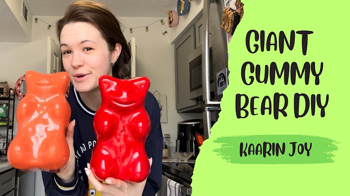 Make Giant Gummy Bears With Me